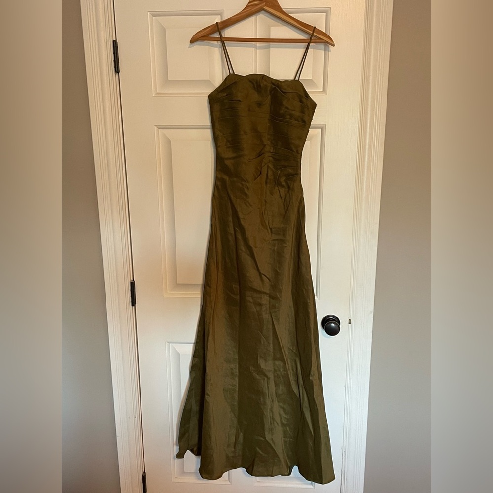Aje women’s green long formal dress (US size 2)